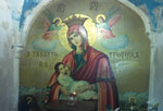 Η Ιερή εικόνα της Παναγίας Γαλακτοτροφούσας από την Ι.Μ. του Αγίου Γερασίμου του Ιορδανίτη