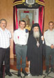 12/09/2012 Ό νέος στρατιωτικός Διοικητής της Βηθλεέμ επισκέπτεται το Πατριαρχείο.