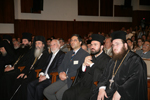 Ο Μακαριώτατος,ο κ. Πέτρος Κυριακίδης, ο Έξαρχος π. Δαμιανός, ο κ. Χρίστος Νικολάου και Αρχιερείς παρακολουθούν το Συνέδριο