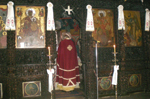 Κατά τη διάρκεια της Θ. Λειτουργίας στο Καθολικό του Ιερού Ναού του Πανορμίτη στη Σύμη 