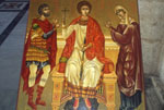 Ιερά εικόνα από τον Ιερό Ναό του Αγίου Γεωργίου του Τροπαιοφόρου στη Λύδα