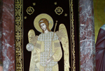 Χρυσοκέντητο με θέμα τον 'Αρχάγγελο Γαβριήλ', εργόχειρο των Μοναχών της Ιεράς Μονής