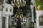 Άποψη του τέμπλου του Ιερού Ναού της Αγίας Αικατερίνης