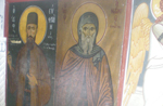 Εικόνα εκ του Ιερού της Ιεράς Μονής του Αγίου Εφραίμ με τον Άγιο Εφραίμ και τον Άγιο Αντώνιο
