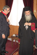 24/02/2012 Η παρασημοφόρηση του πρέσβη της Κύπρου στην Ιορδανία υπό του Πατριάρχη Ιεροσολύμων.