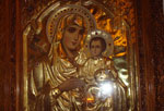 Η Ιερή εικόνα της Παναγίας Ιεροσολυμίτισσας στον Ιερό Ναό Αγίου Δημητρίου στη Θεσσαλονίκη