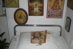 Το κρεβάτι όπου κοιμήθηκε ο Άγιος Νεκτάριος στο Αρεταίειο Νοσοκομείο