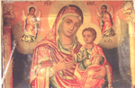 Η Ιερή εικόνα της Παναγίας από τον Ιερό Ναό του Γενεσίου της Θεοτόκου στο Ναύπλιο