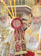 18/02/2012 Ο Πατριάρχης Ιεροσολύμων & και ο Πατριάρχης Γεωργίας συλλειτουργούν  στον Πανάγιο Τάφο.